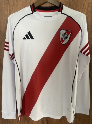 2526 river plate home long sleeve S-4XL
